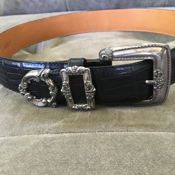 Vintage Brighton Belt Black Size Small - Picture 8 of 10